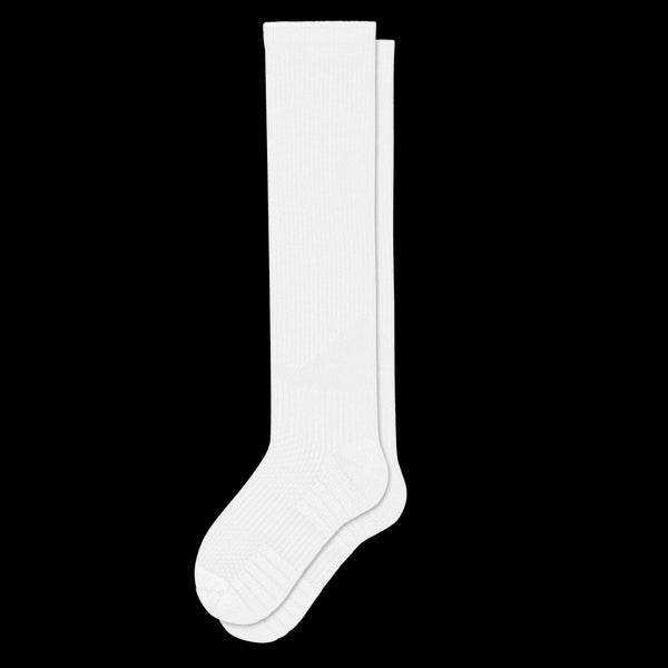 White Compression Socks