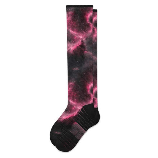 Cosmic Pink Compression Socks