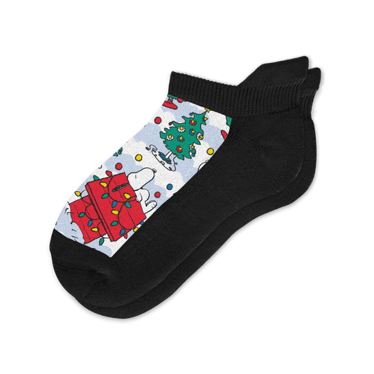 Snoopy Lights Peanuts Winter Collection From Viasox Flat View