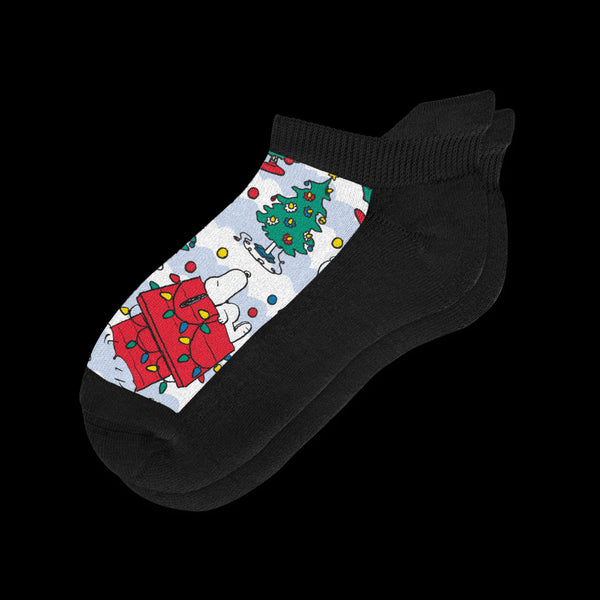 Snoopy Lights Ankle Diabetic Socks