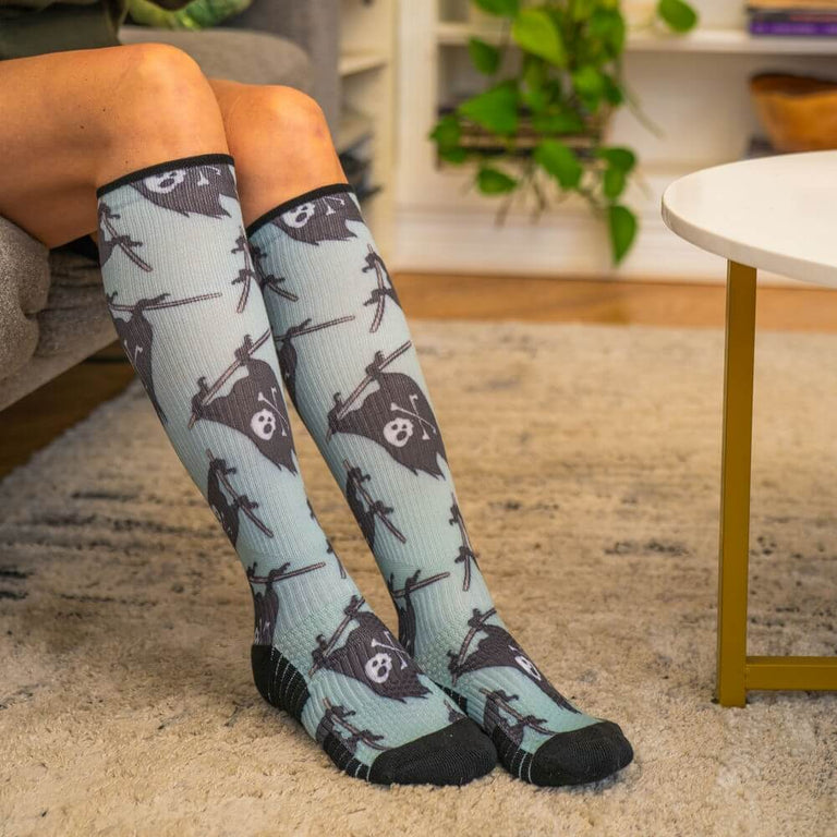 Jolly Roger Compression Socks