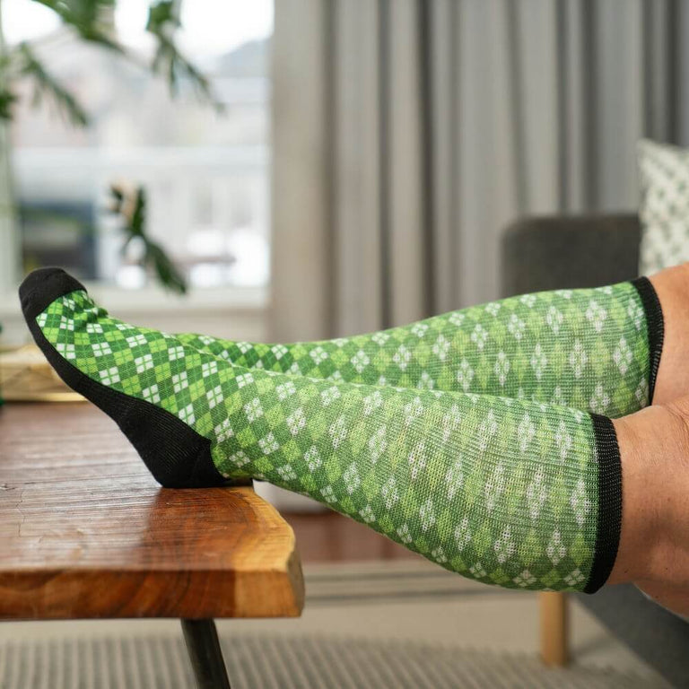 Irish Argyle EasyStretch™ Socks