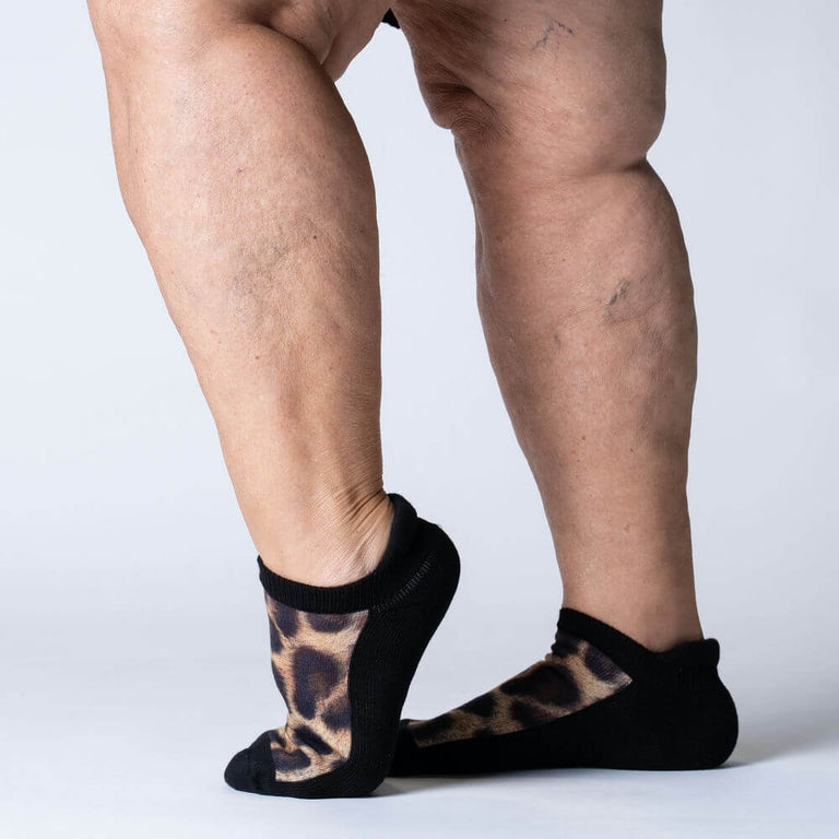 Leopard Print Ankle Socks