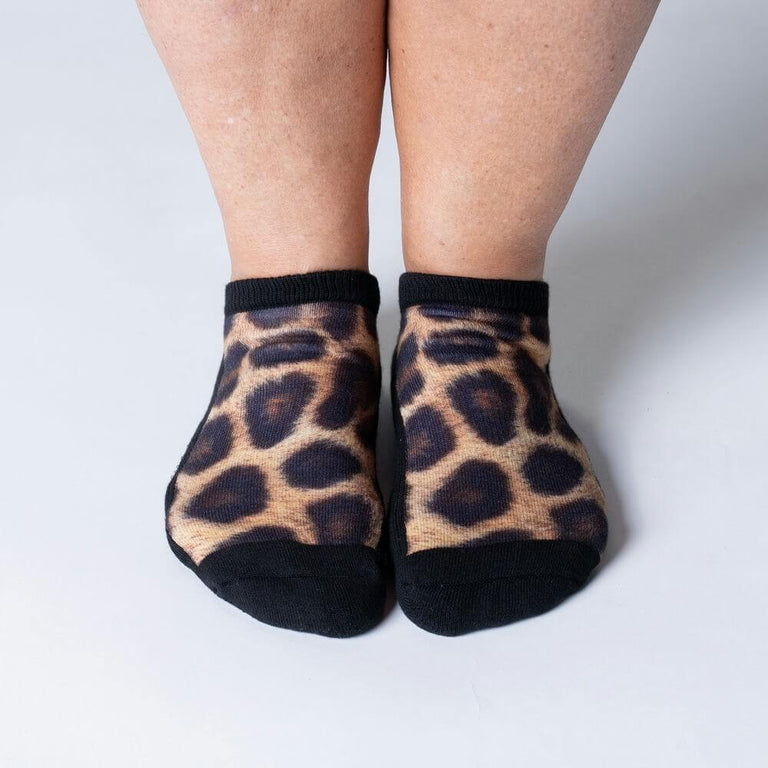 Leopard Print Ankle Socks