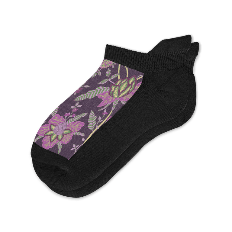 Dark Lavender Ankle Socks