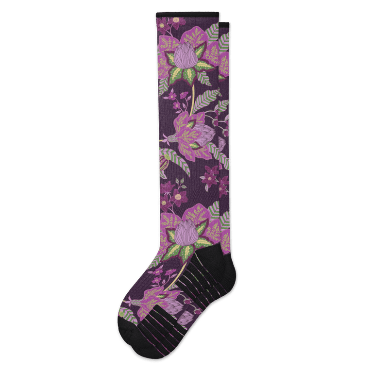 Dark Lavender Compression Socks