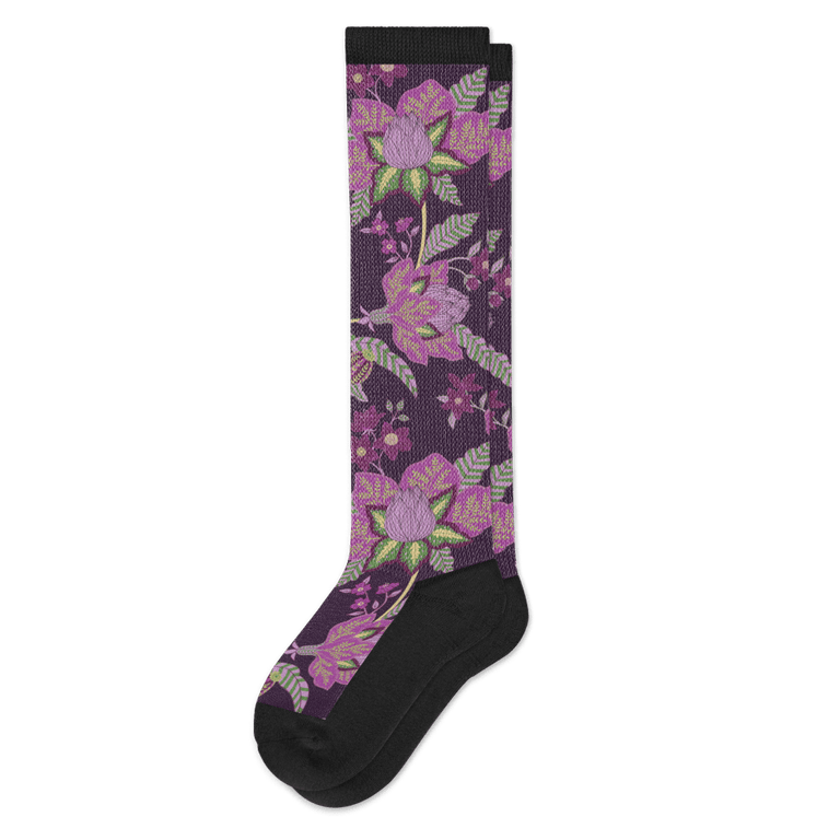 Dark Lavender EasyStretch™ Socks