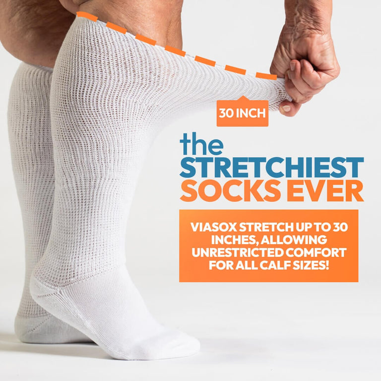 Black EasyStretch™ Socks Bundle 6-Pack