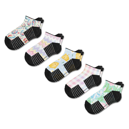 Easter Ankle Compression Socks 5-Pack Bundle