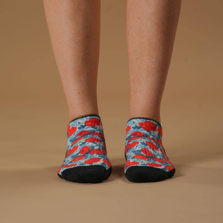 Fall Foliage Ankle Compression Socks 3-Pack Bundle