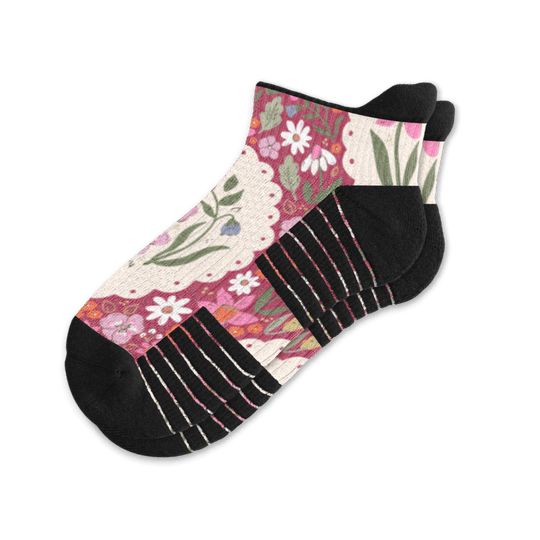 First Blooms Ankle Compression Socks