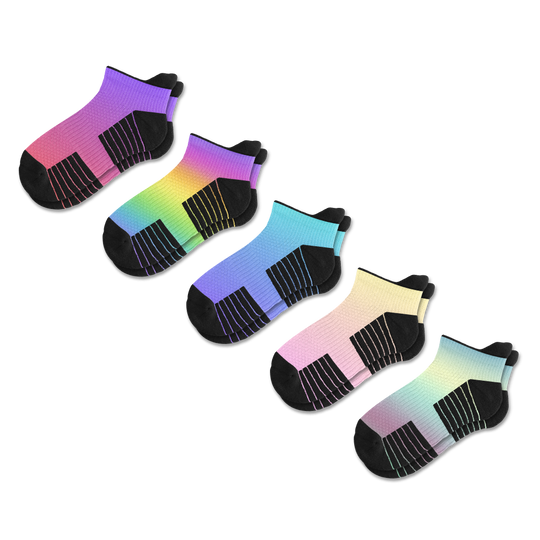 Gradients Ankle Compression Socks 5-Pack Bundle