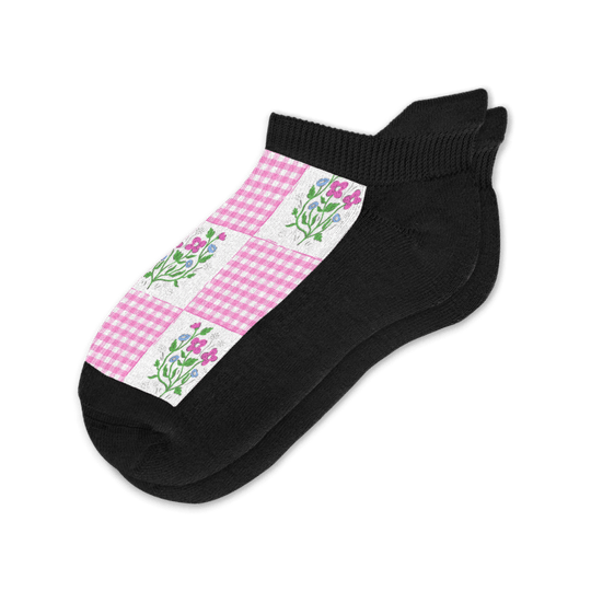 Grandma's Quilt Ankle Socks