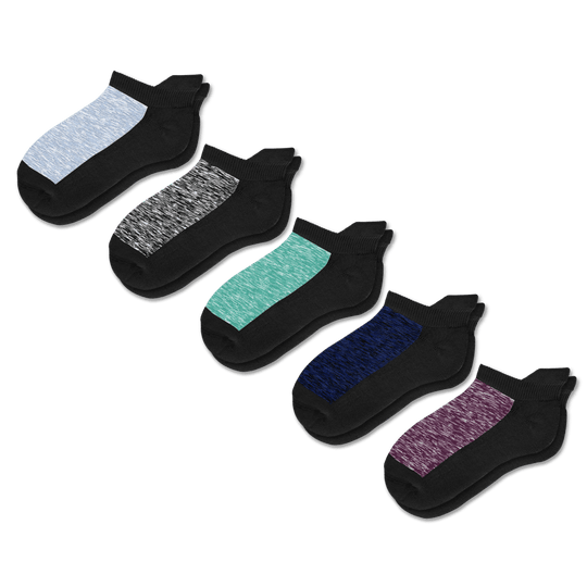 Heather Ankle Socks 5-Pack Bundle