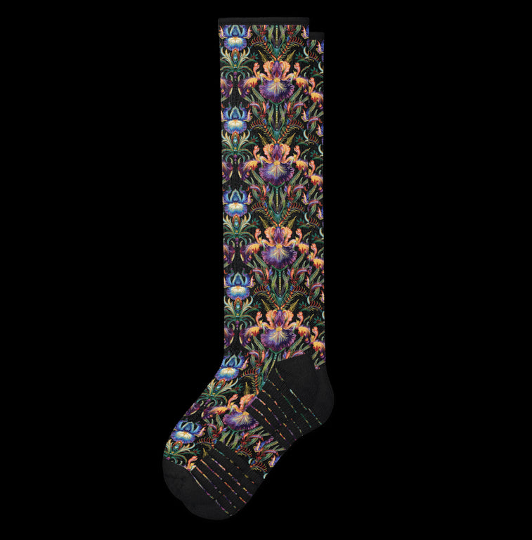 Black Iris Compression Socks