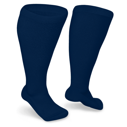 Navy Blue Non-Binding Diabetic Socks