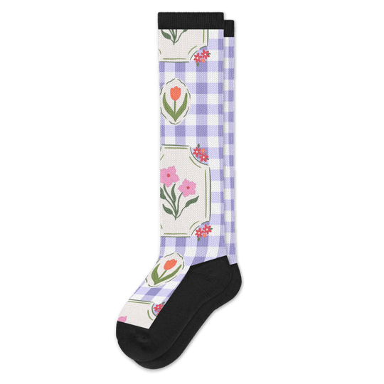 Lavender Picnic EasyStretch™ Socks