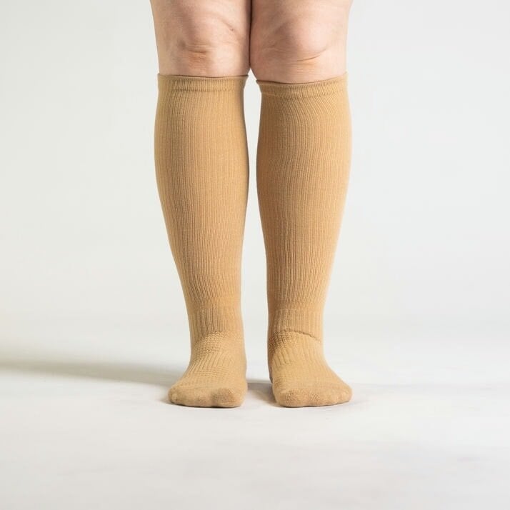 Tan Compression Socks Bundle 3-Pack