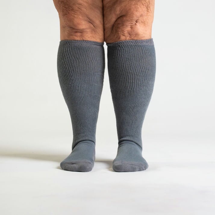 Gray EasyStretch™ Socks Bundle 3-Pack