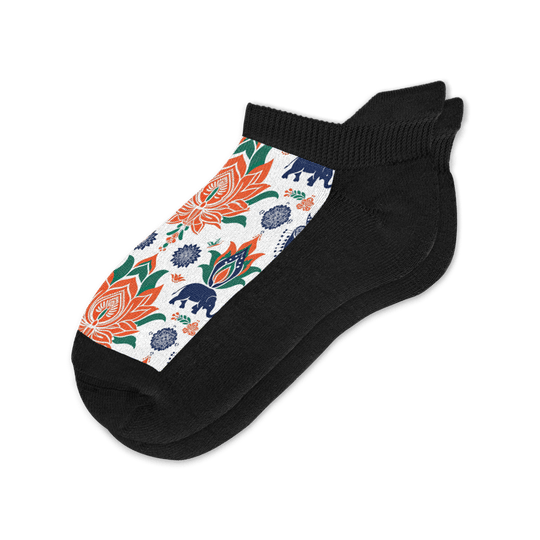 Lucky Lotus Ankle Socks