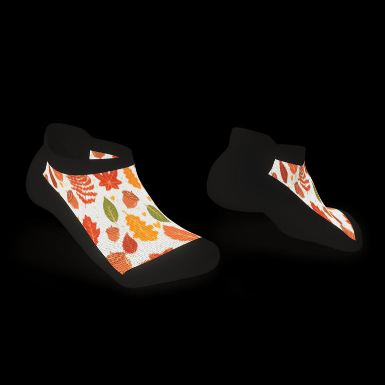 Maple Leaves Diabetic Ankle Socks