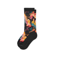 Viasox Midnight Lava EasyStretch Socks side view