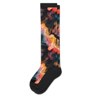 Viasox Midnight Lava EasyStretch Socks front view