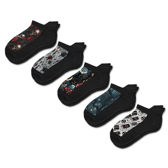 Midnight Secrets Ankle Socks 5-Pack Bundle