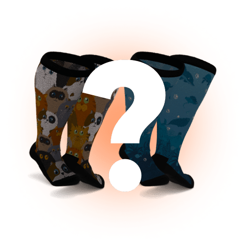 Mystery socks for feet