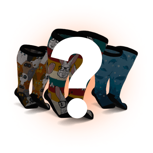 3 pairs mystery padded socks for