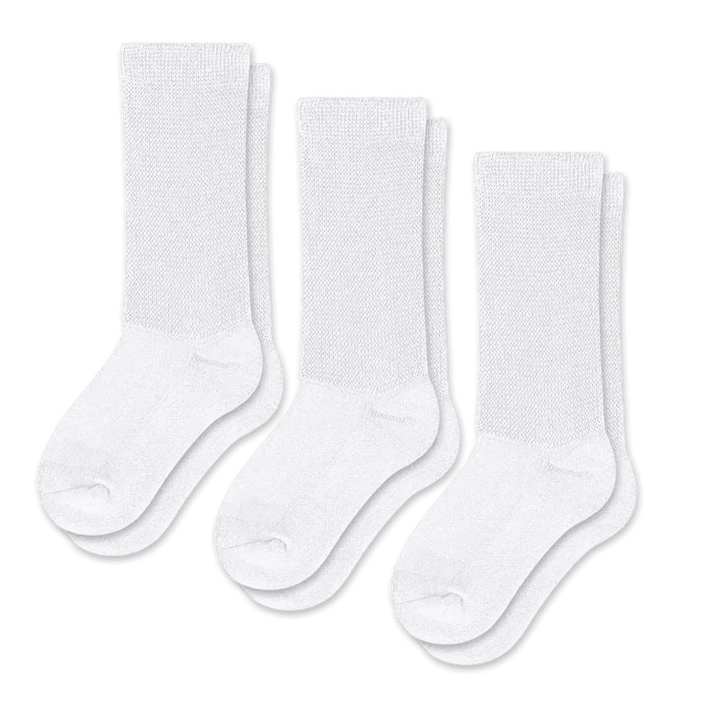 White EasyStretch™ Socks