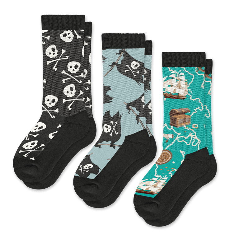 Pirate EasyStretch™ Socks 3-Pack Bundle