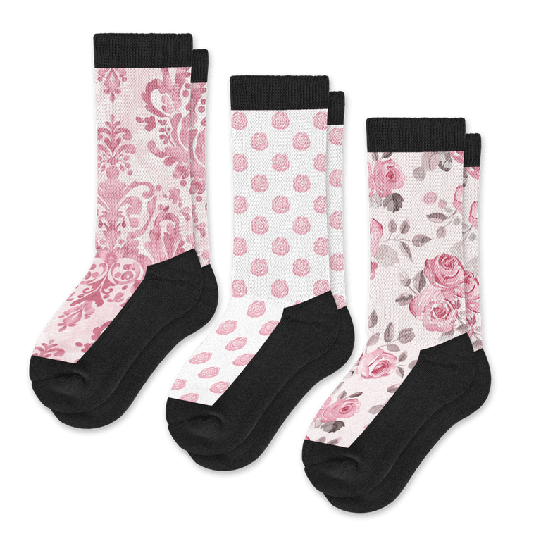 Pink Passion EasyStretch™ Socks 3-Pack Bundle