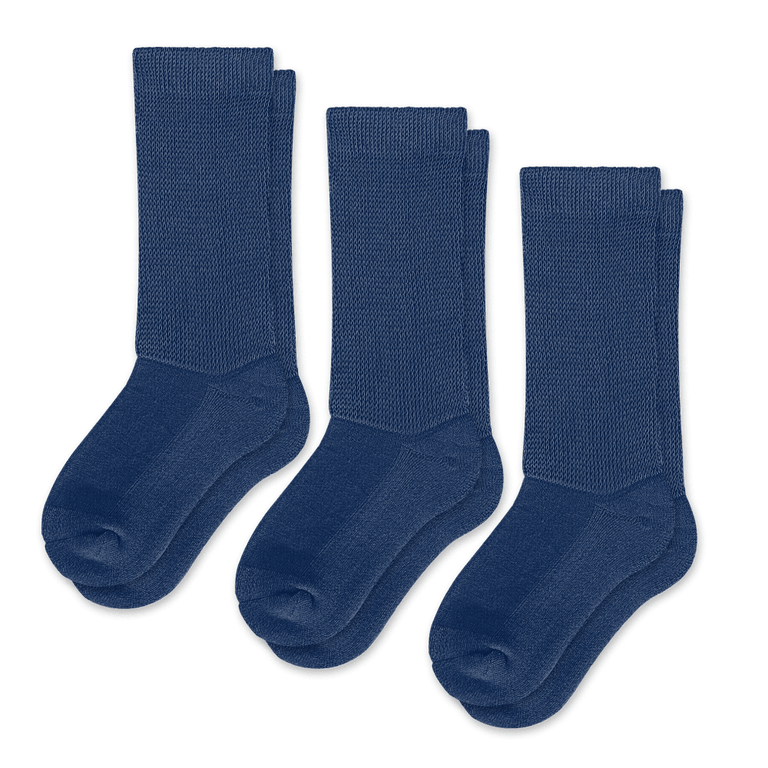 Navy Blue EasyStretch™ Socks Bundle 3-Pack