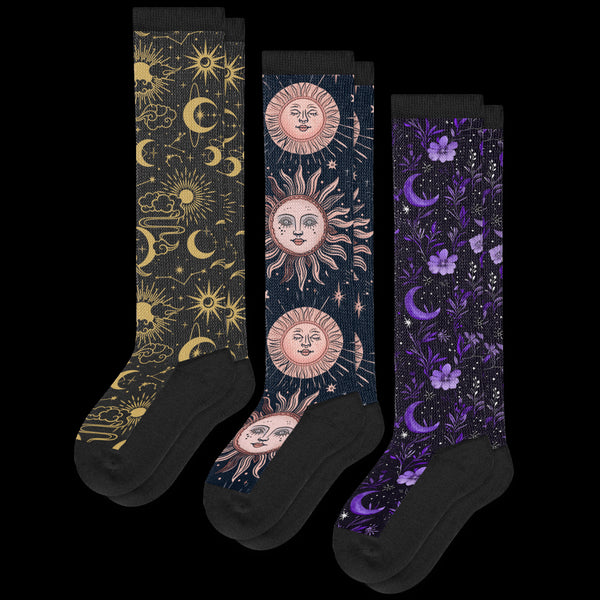 Moonlight EasyStretch™ Socks 3-Pack Bundle