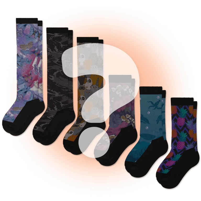 Mystery EasyStretch™ Socks Bundle 6-Pack