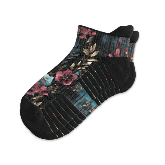 Night Bloom Ankle Compression Socks