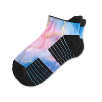 Viasox Pastel Marble Ankle Compression Socks front view