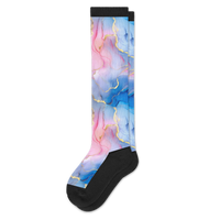 Viasox Pastel Marble EasyStretch Socks front view