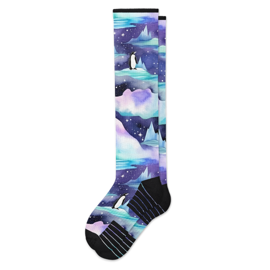 Polar Penguins Compression Socks