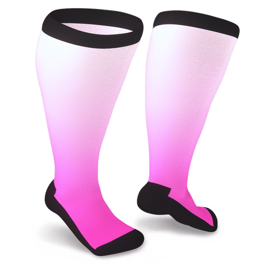 Pretty In Pink Non-Binding Diabetic Socks