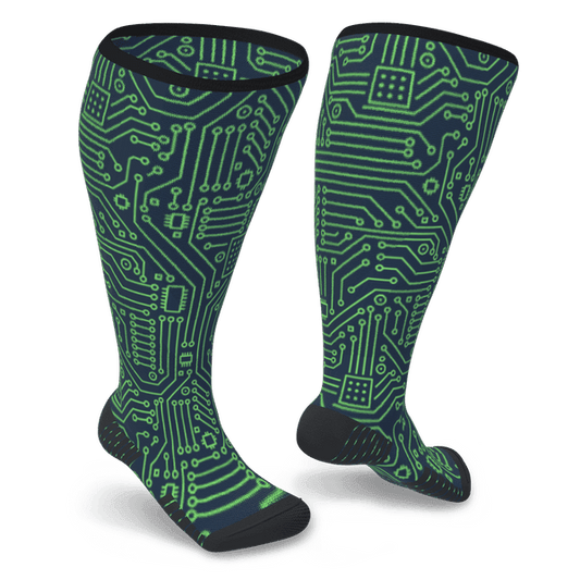 Short circuit compression socks
