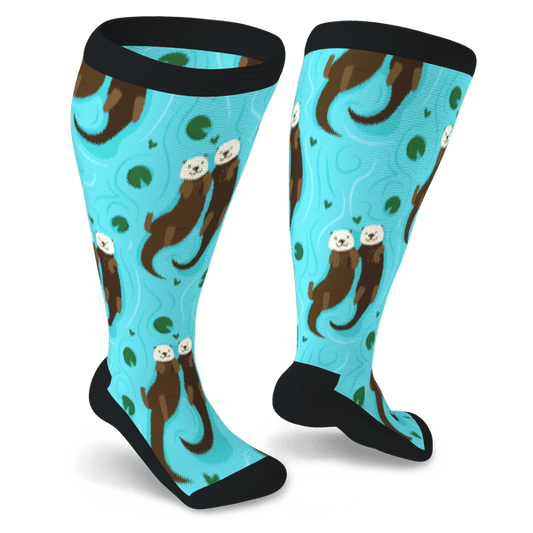 Significant Otter Non-Binding Diabetic Socks