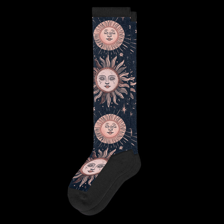 Celestial Moon EasyStretch™ Socks