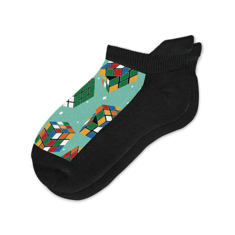 Cubes Ankle Socks