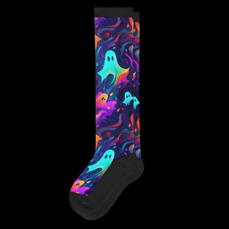 Neon Ghosts EasyStretch™ Diabetic Socks