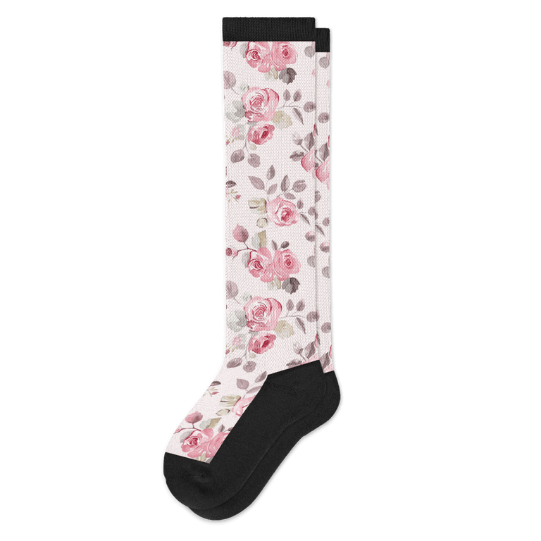 Vintage Rose EasyStretch™ Socks