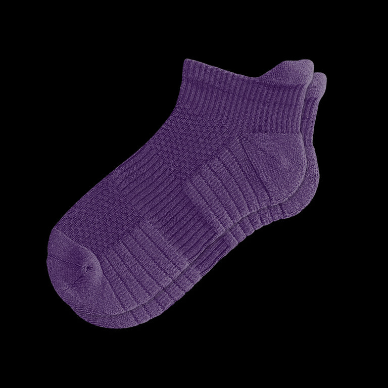 Royal Purple Ankle Compression Socks