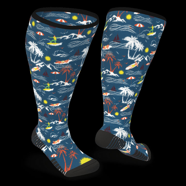 Summer compression socks