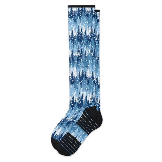 Winter Blues Compression Socks